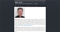Desktop Screenshot of peterarizu.com